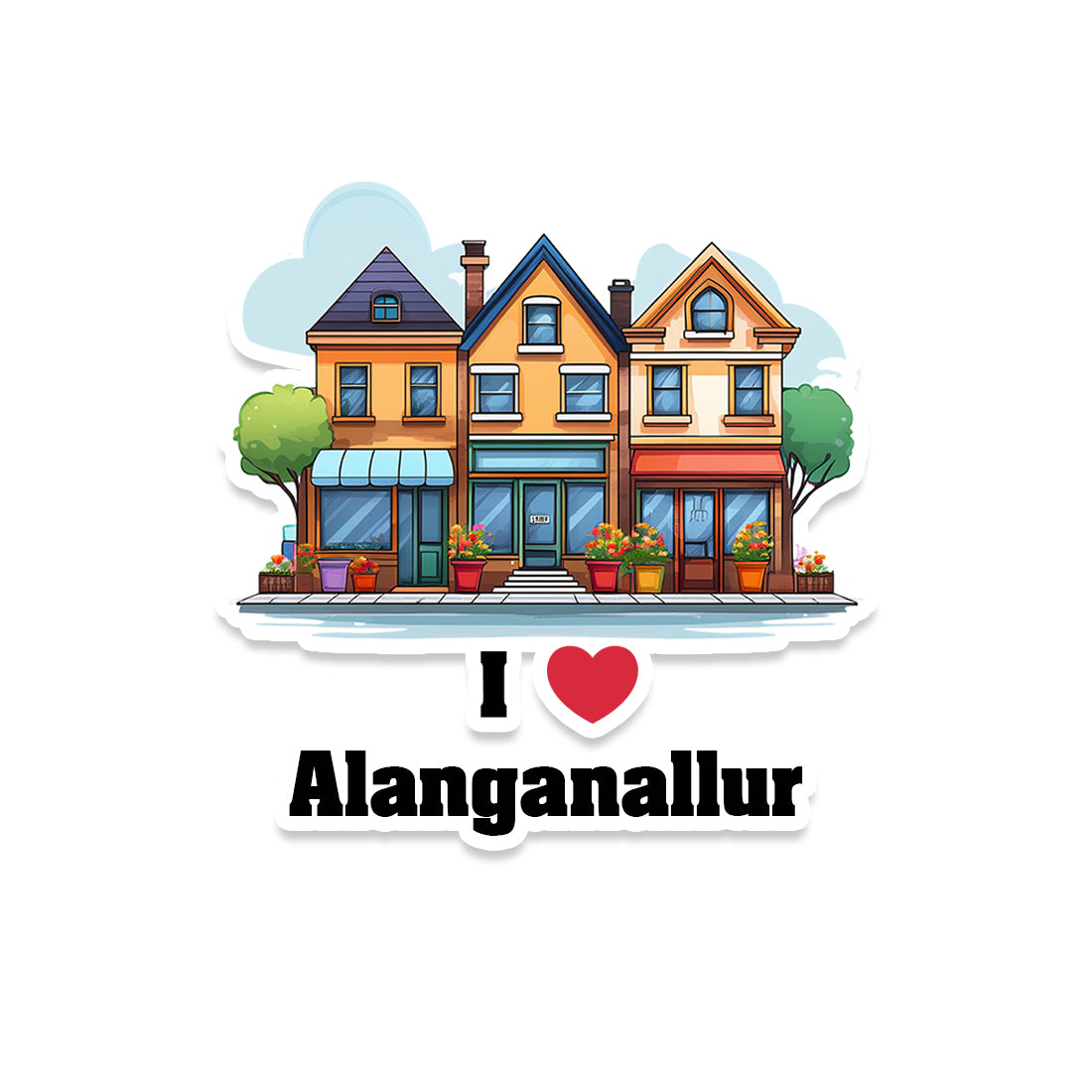 Alanganallur Sticker