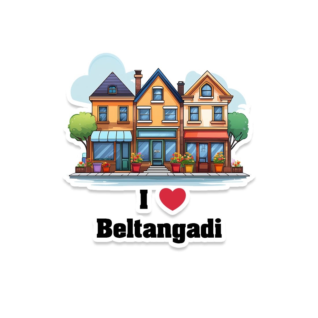 Beltangadi Sticker
