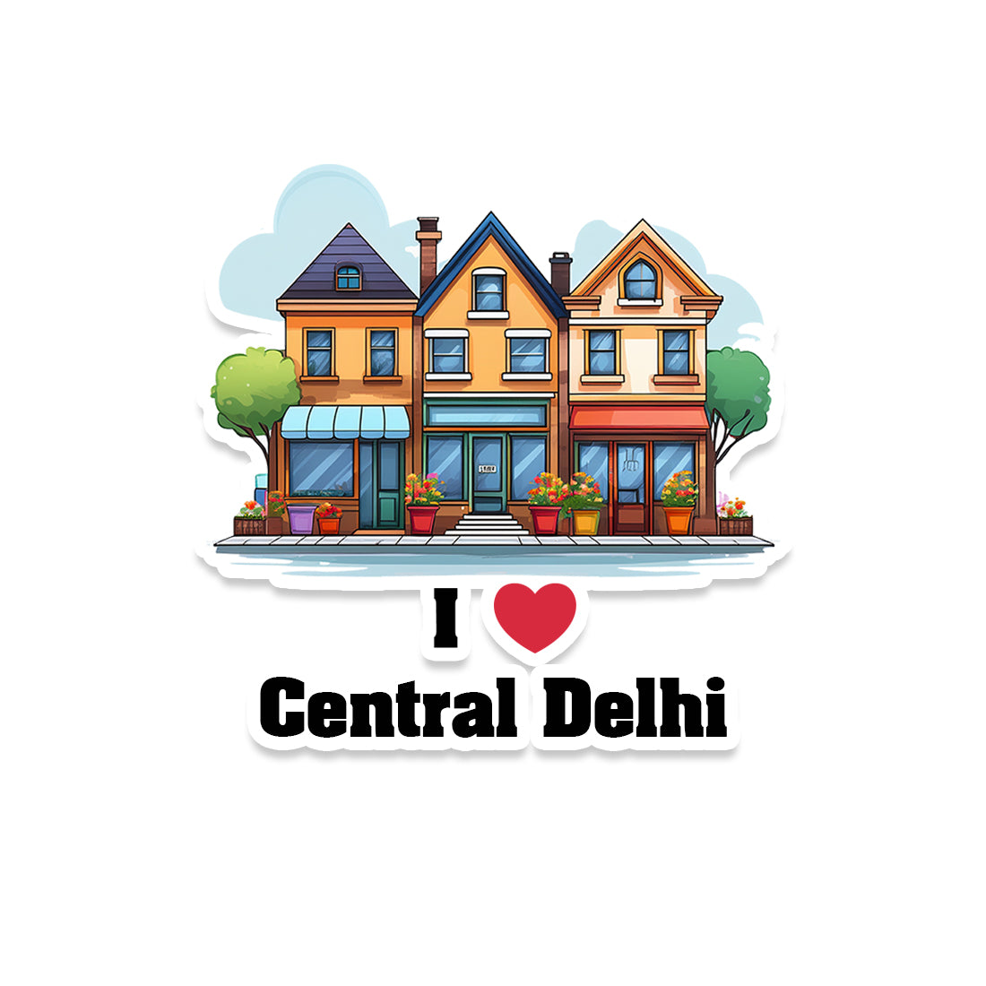 Central Delhi Sticker