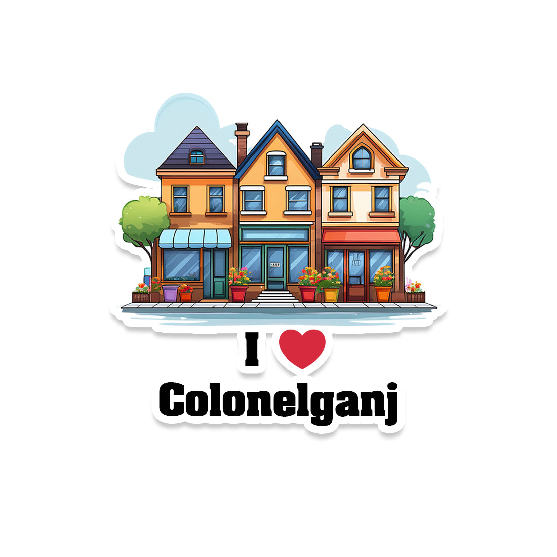 Colonelganj Sticker