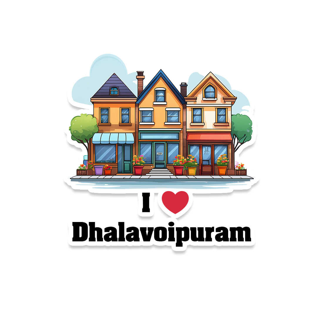 Dhalavoipuram Sticker