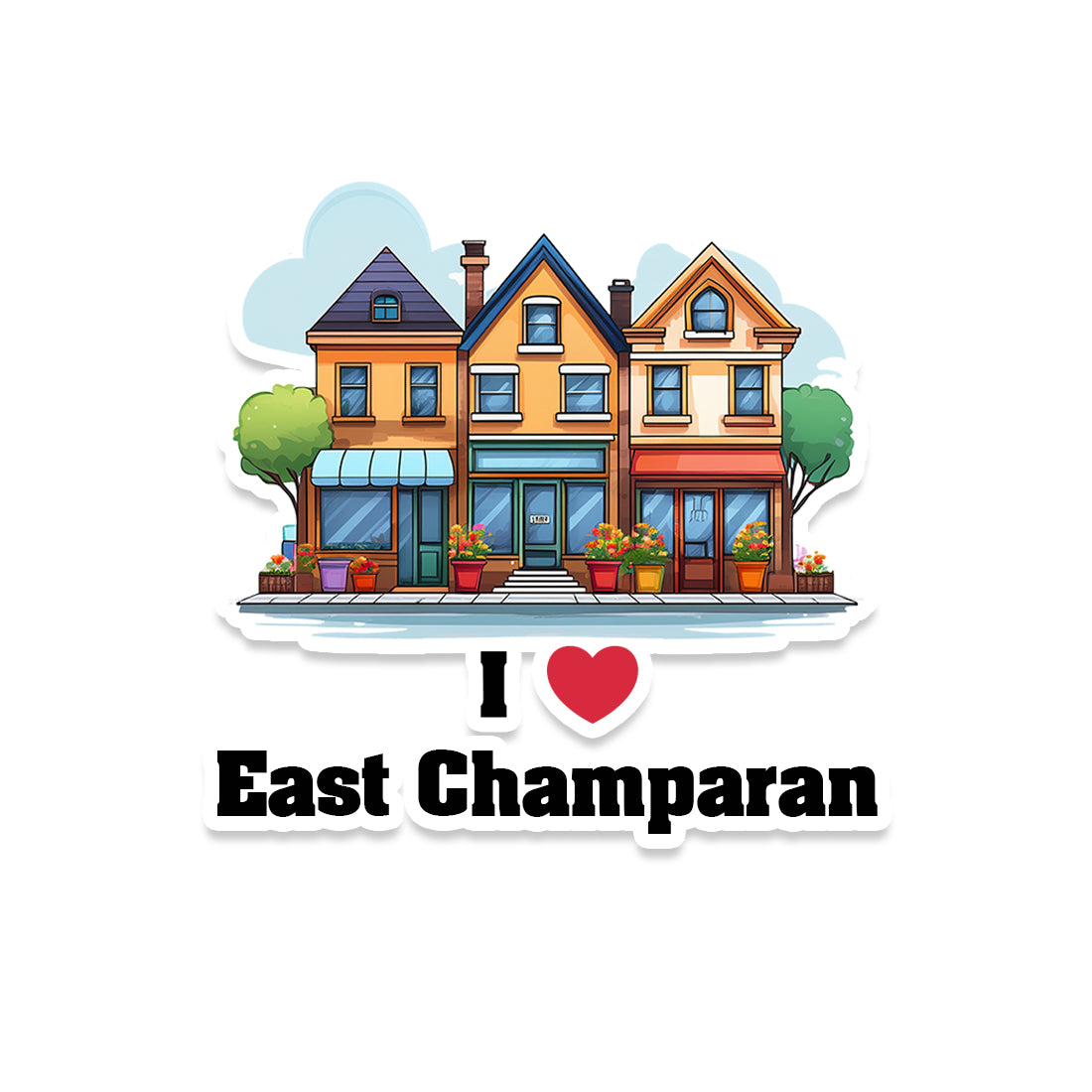East Champaran Sticker