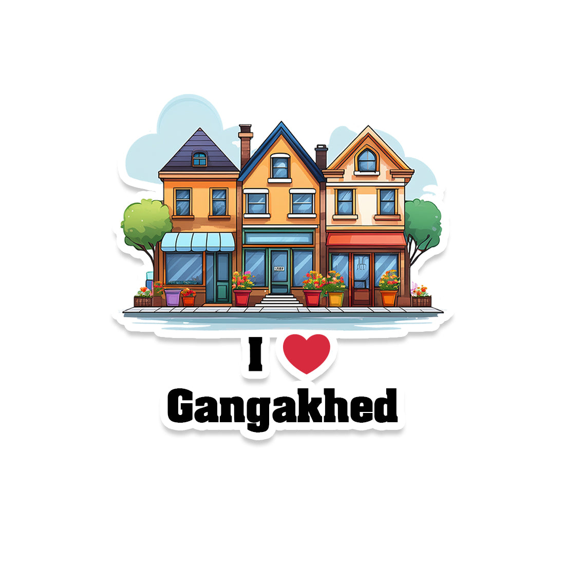 Gangakhed Sticker