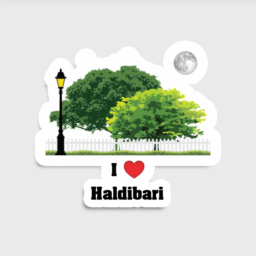 Haldibari Sticker