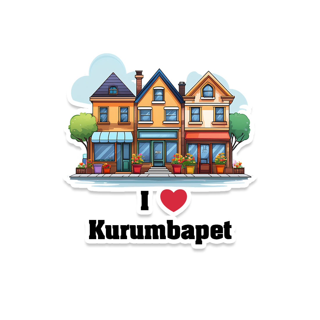Kurumbapet Sticker