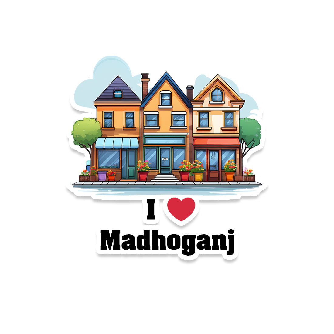 Madhoganj Sticker