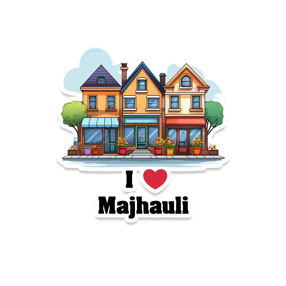 Majhauli Sticker