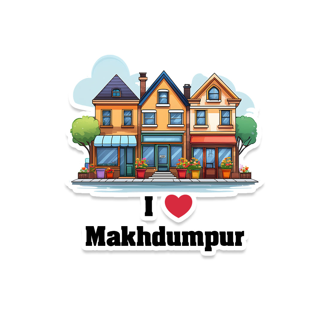 Makhdumpur Sticker