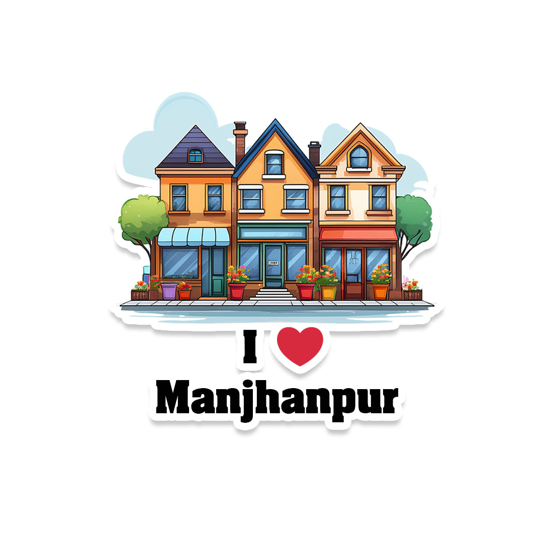 Manjhanpur Sticker