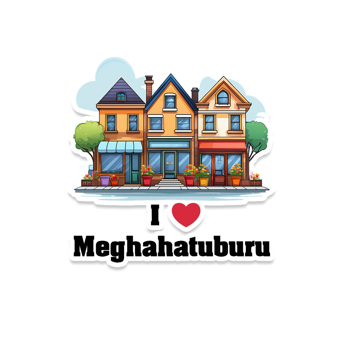 Meghahatuburu Sticker