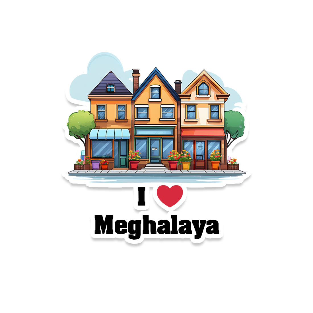 Meghalaya Sticker