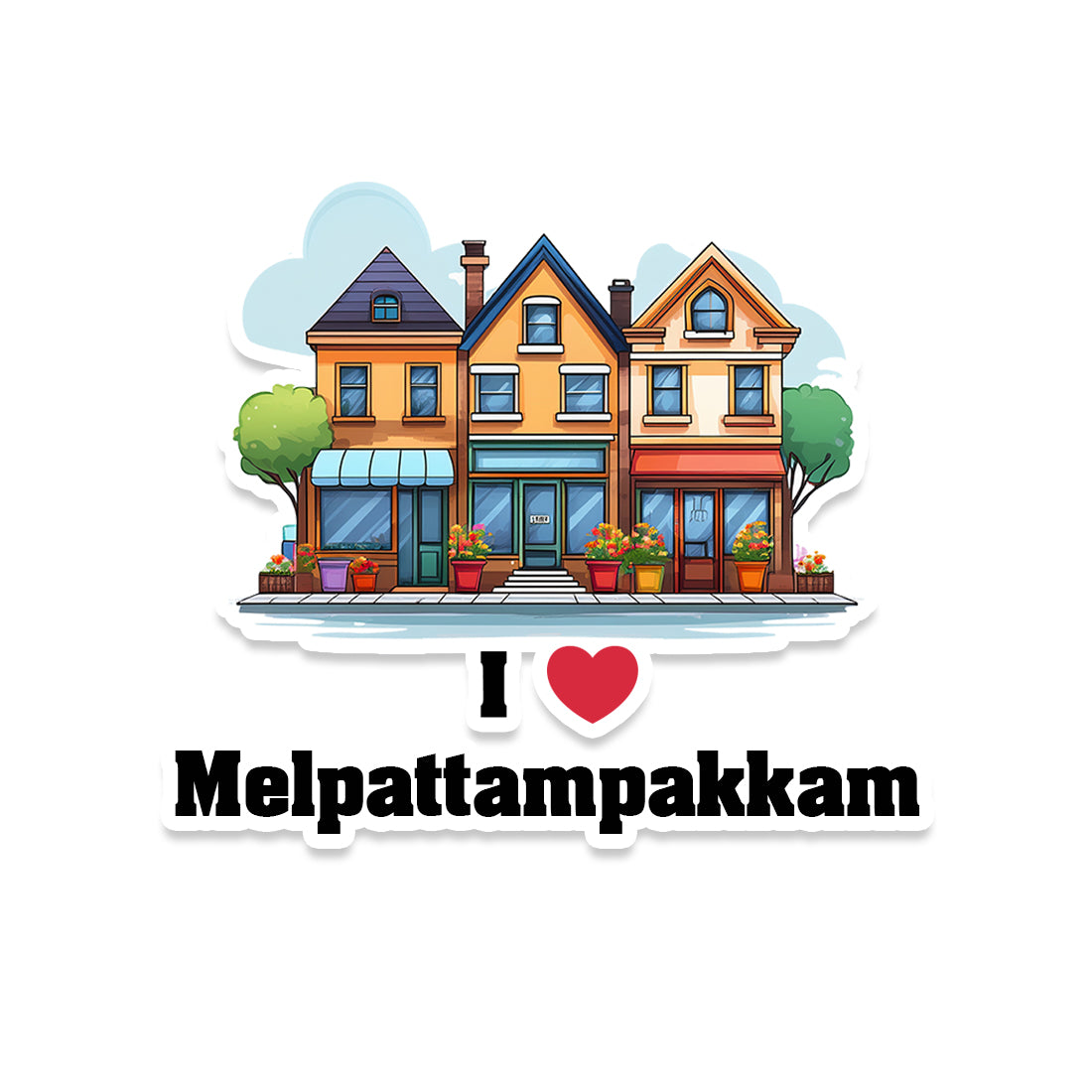 Melpattampakkam Sticker