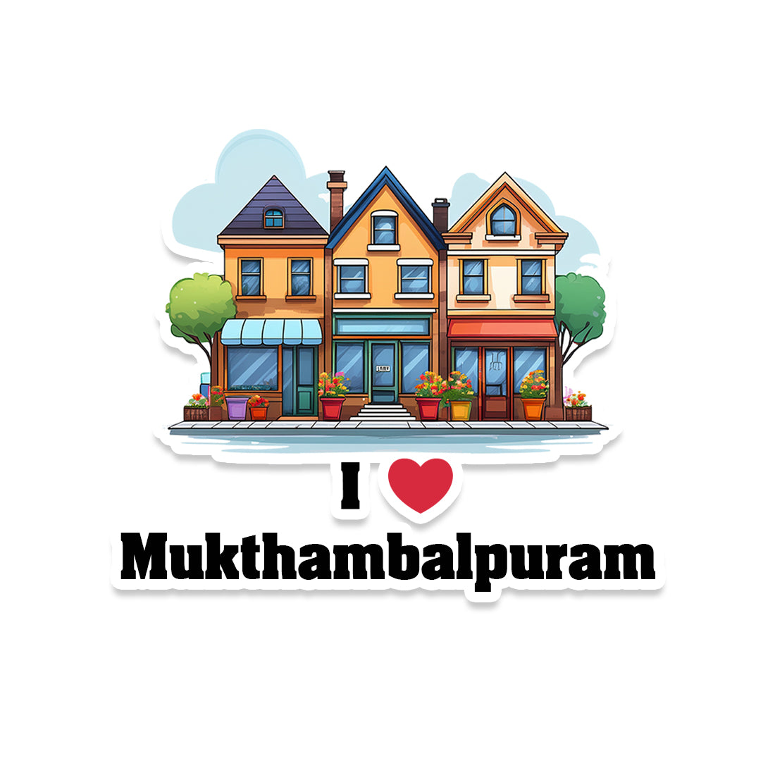 Mukthambalpuram Sticker