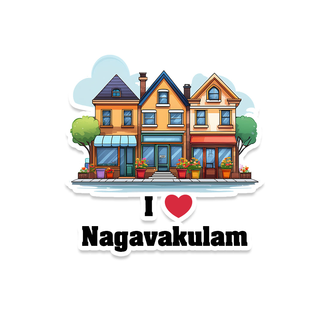 Nagavakulam Sticker