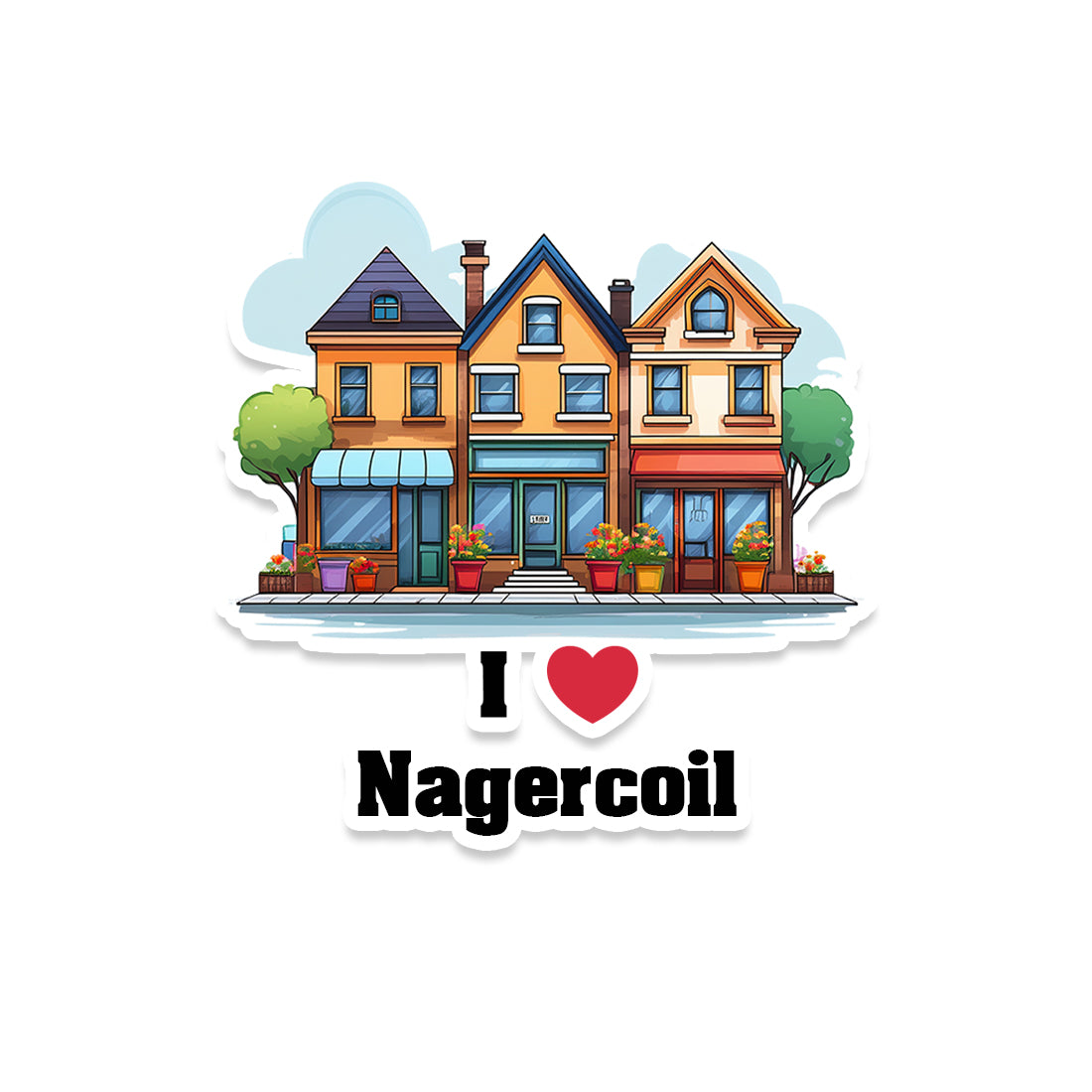 Nagercoil Sticker