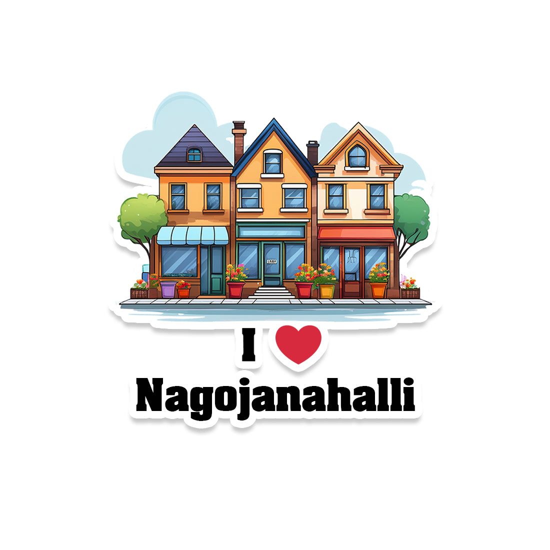 Nagojanahalli Sticker