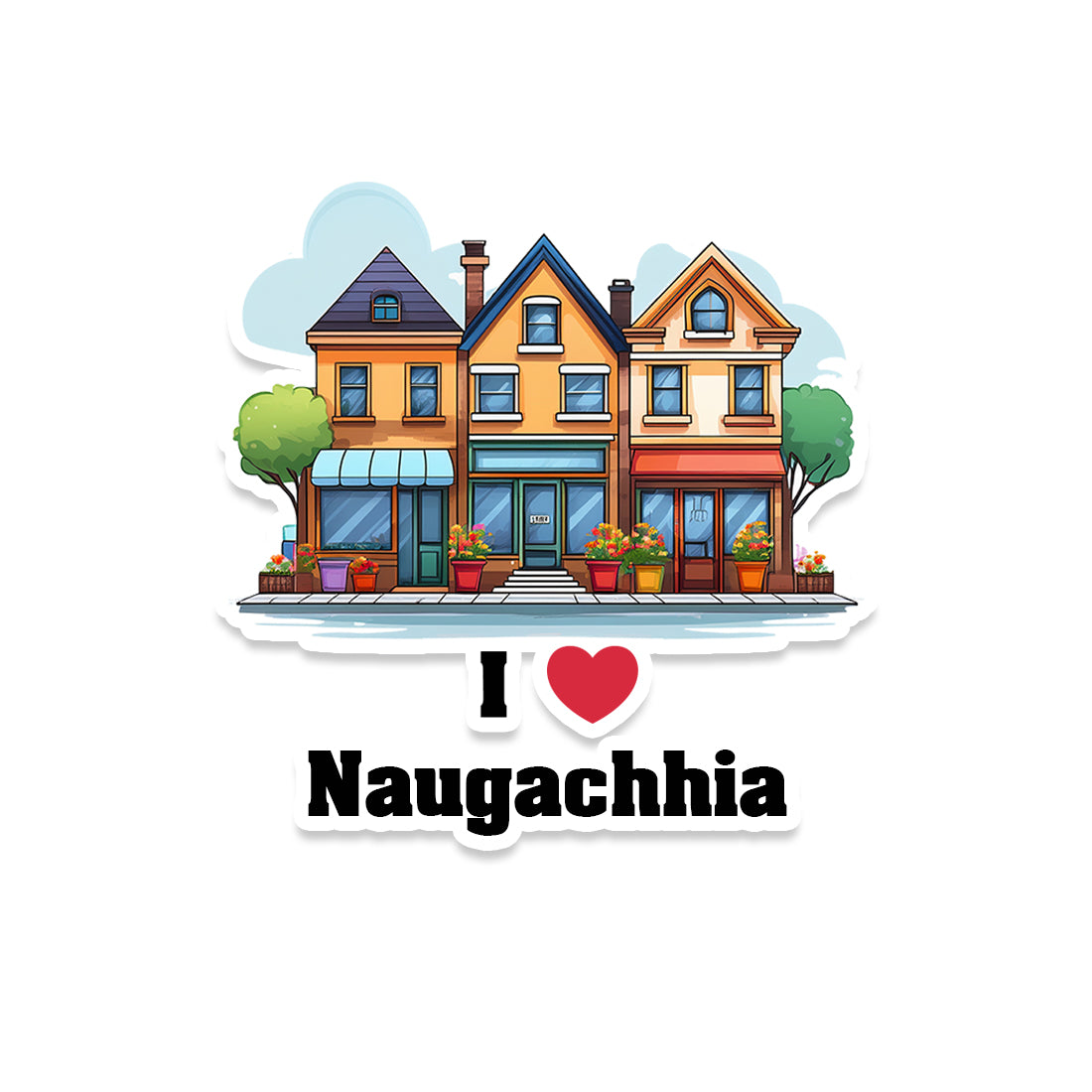 Naugachhia Sticker