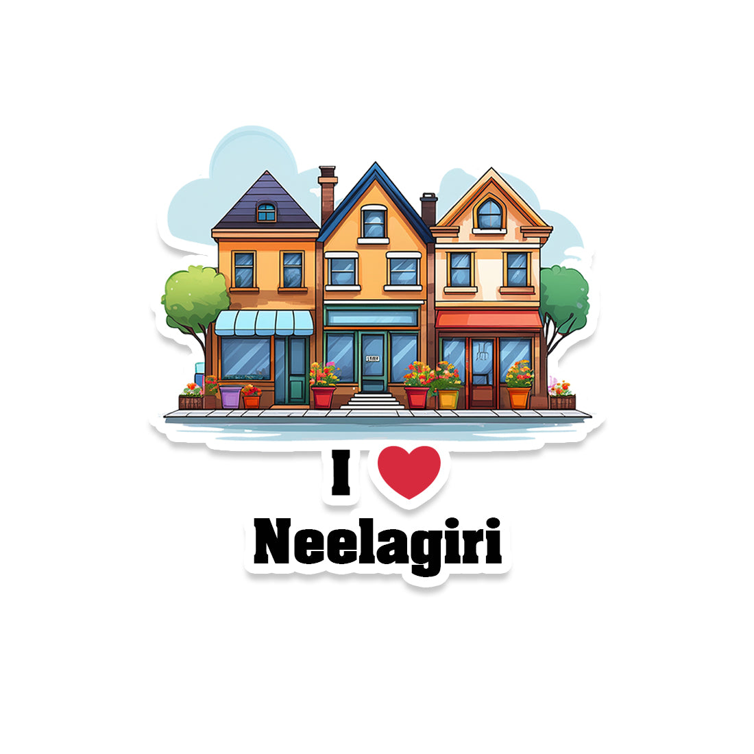 Neelagiri Sticker