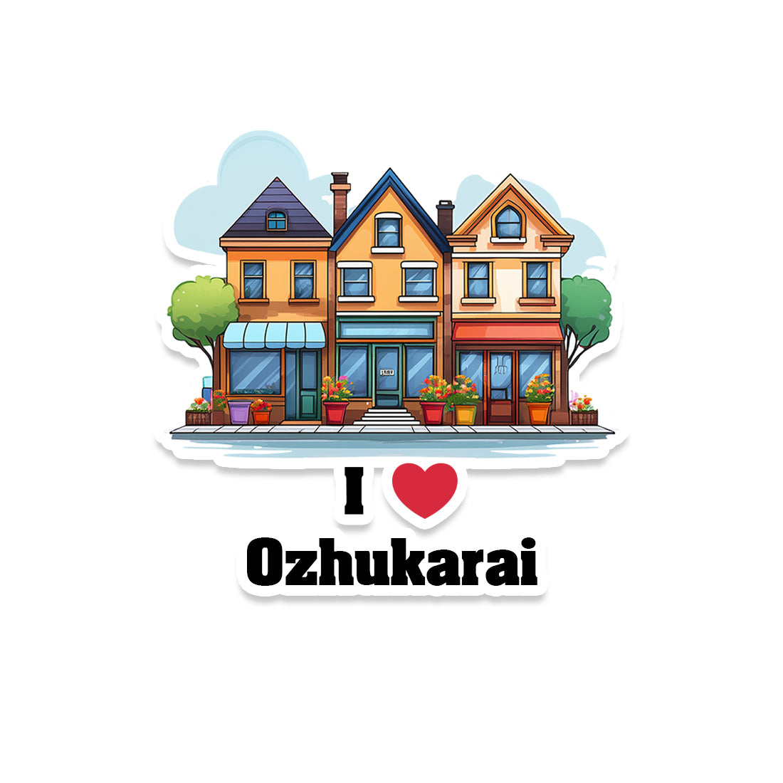 Ozhukarai Sticker