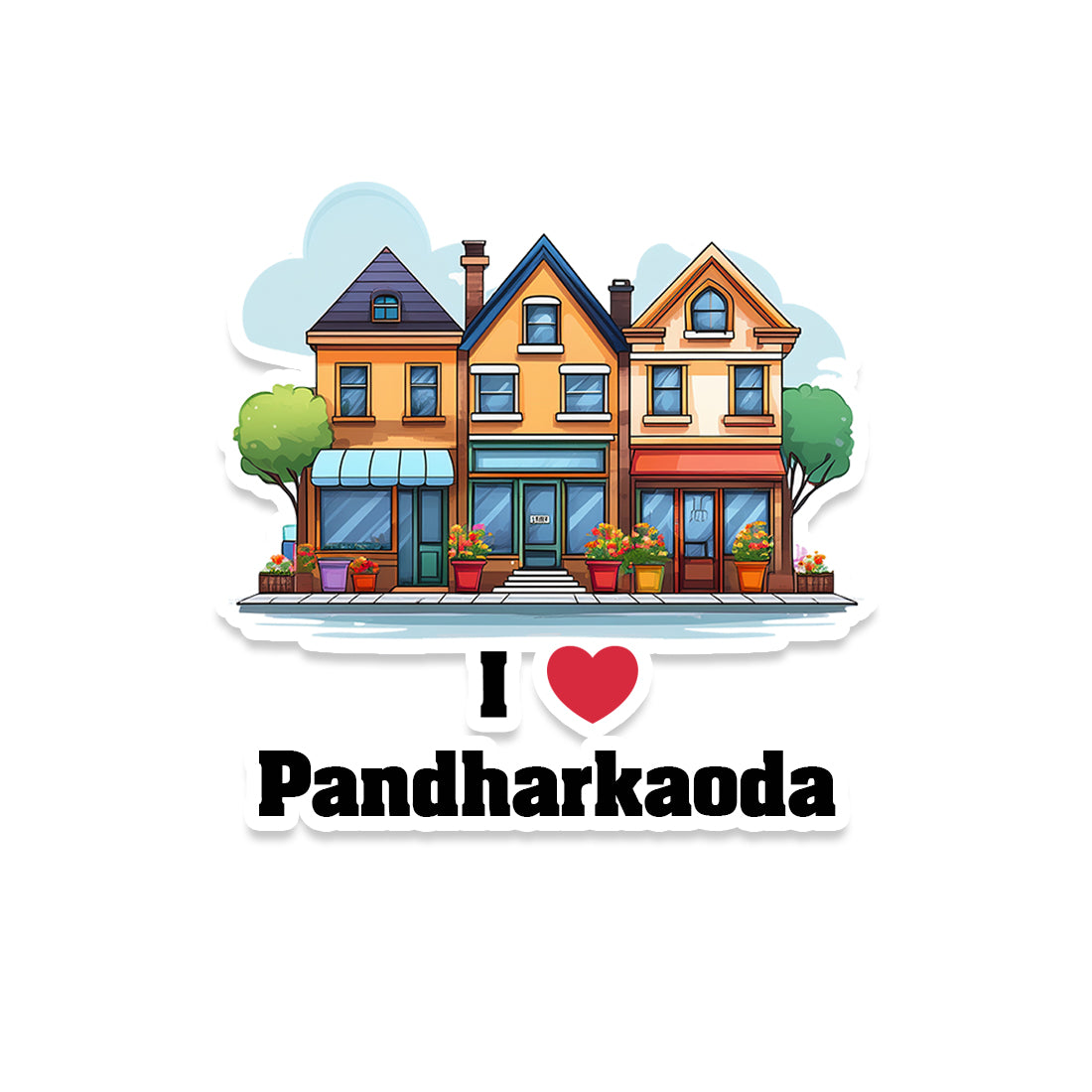 Pandharkaoda Sticker