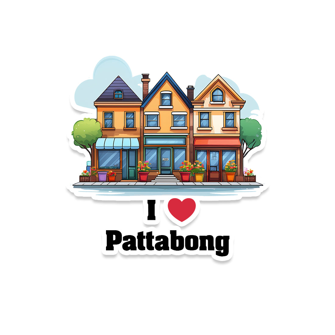 Pattabong Sticker