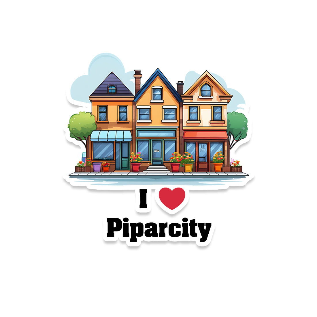 Piparcity Sticker