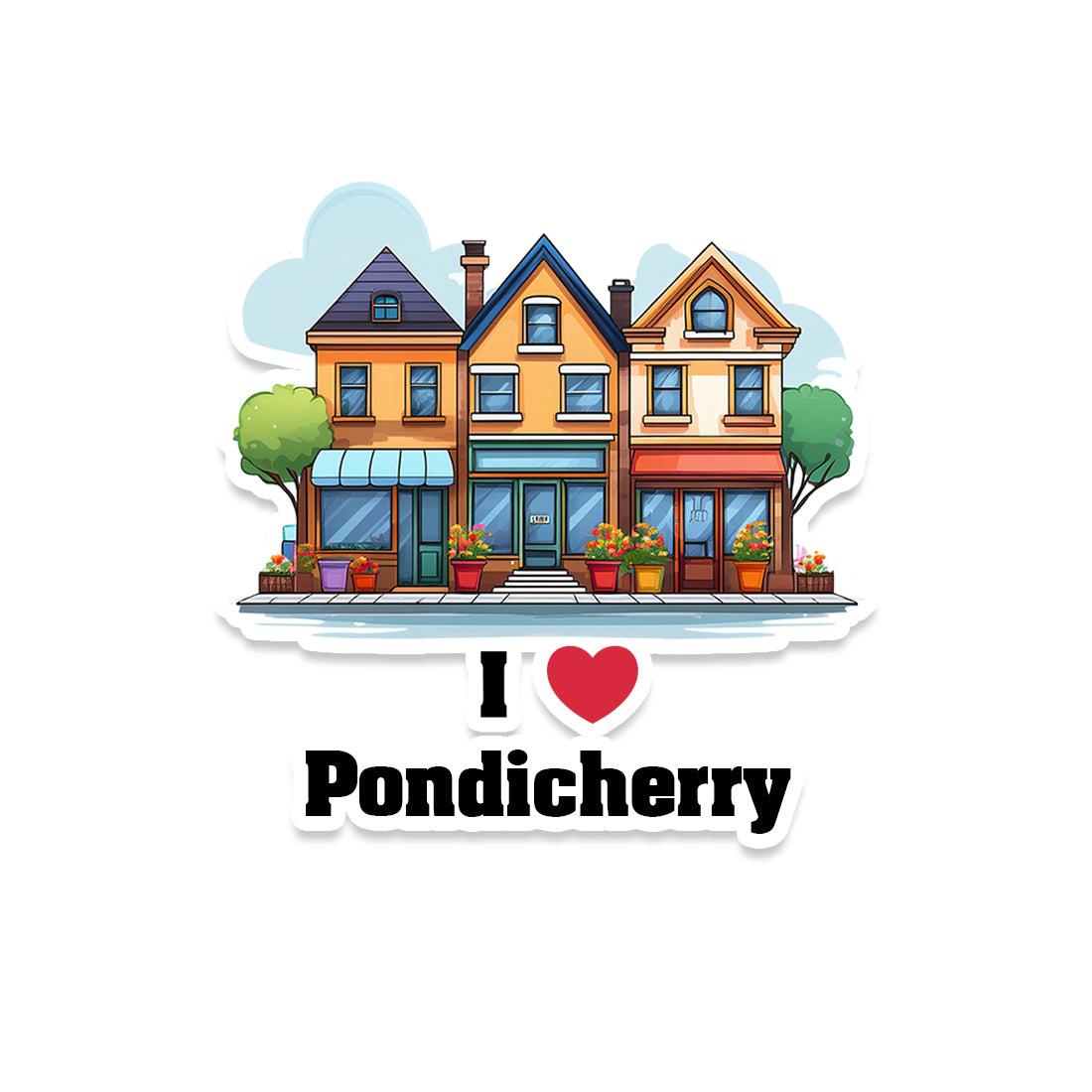 Pondicherry Sticker