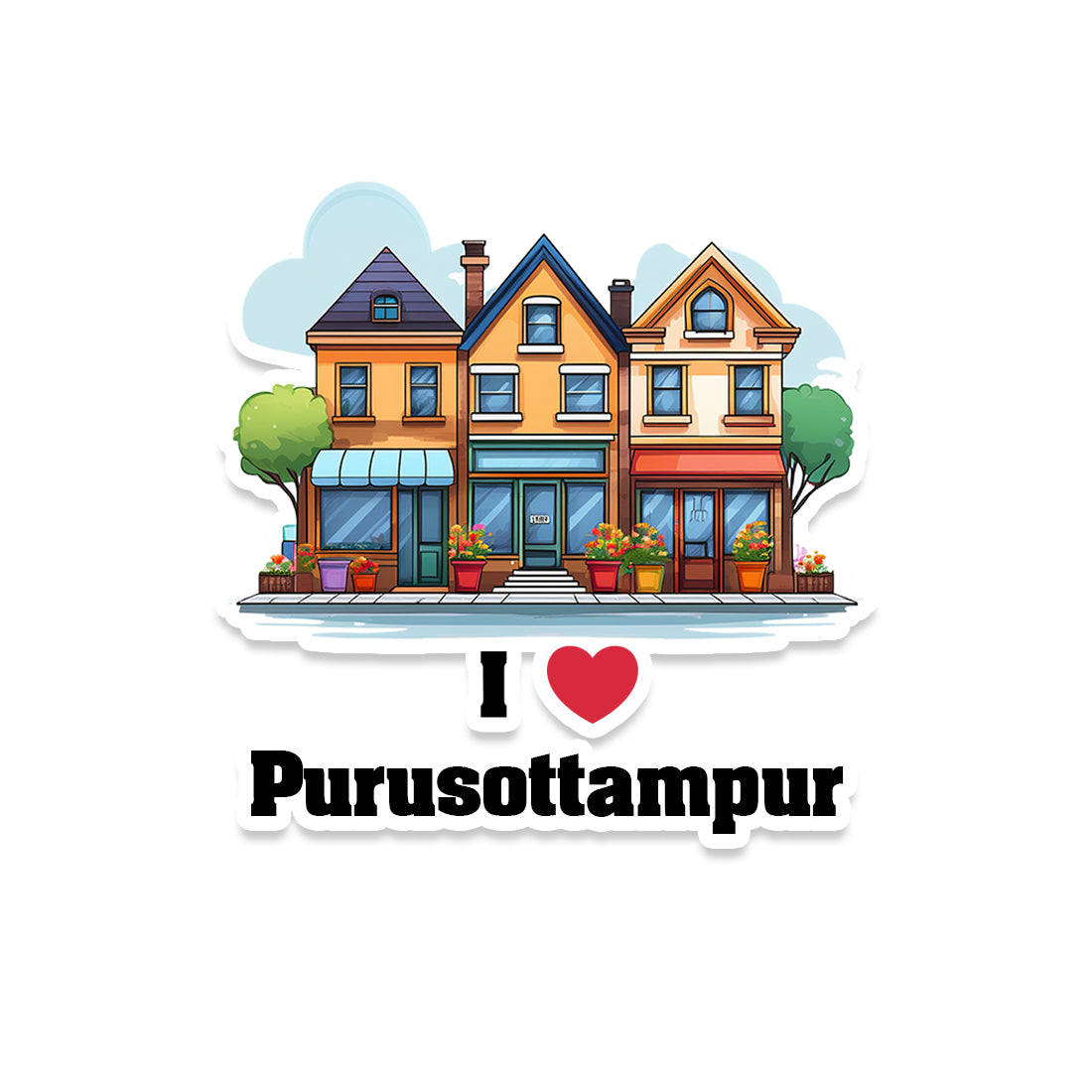 Purusottampur Sticker