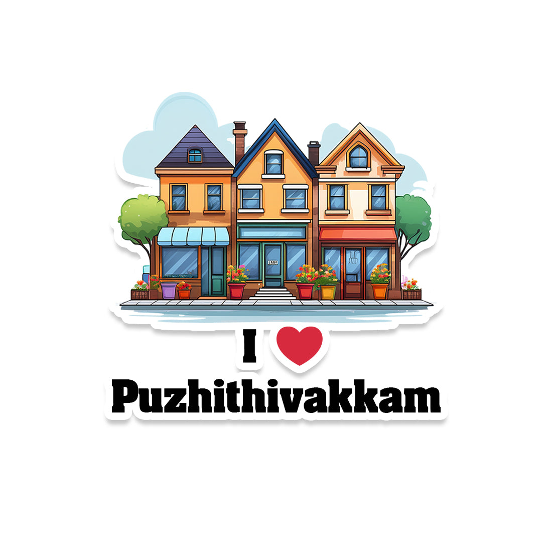 Puzhithivakkam Sticker