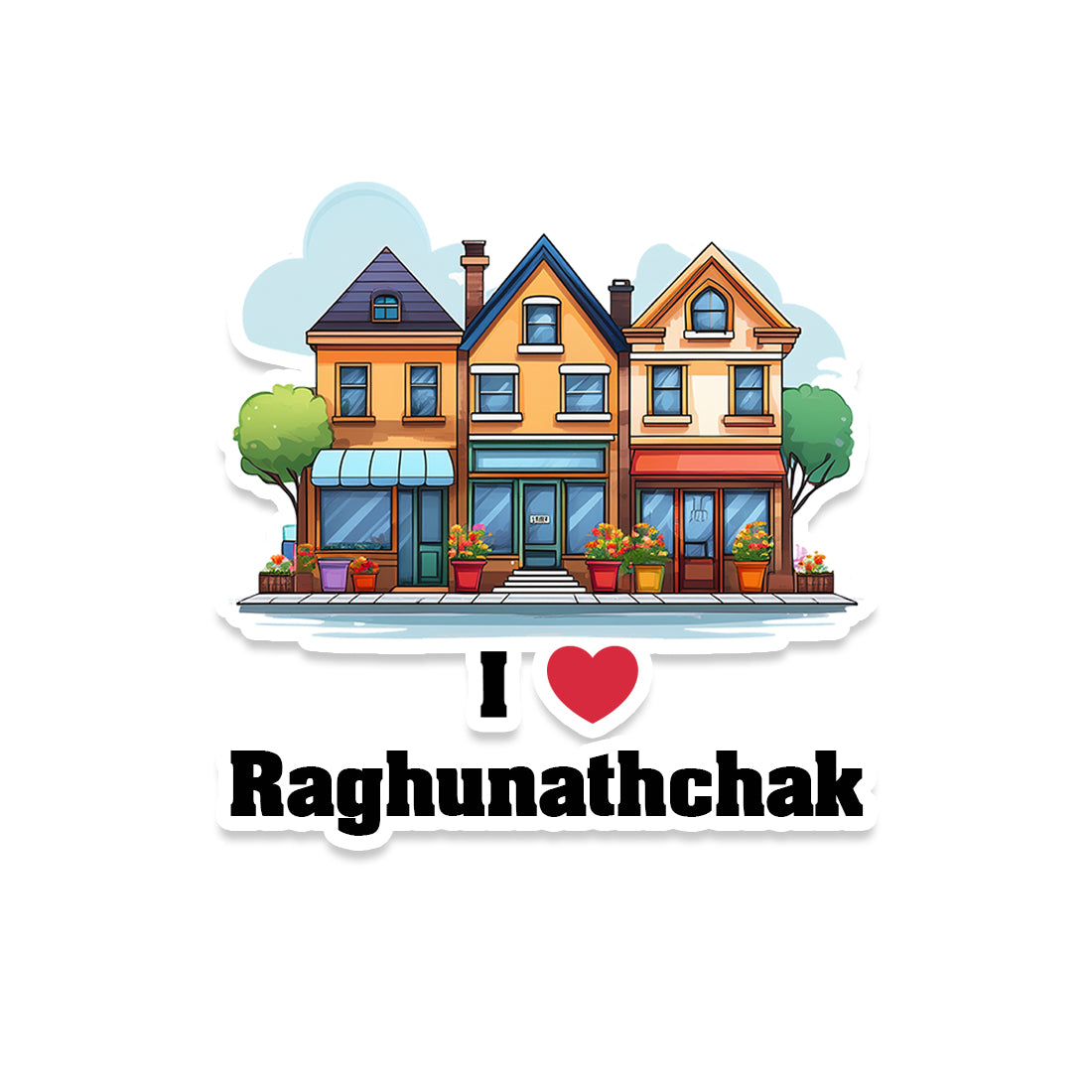 Raghunathchak Sticker