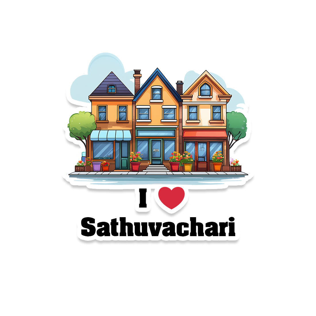 Sathuvachari Sticker