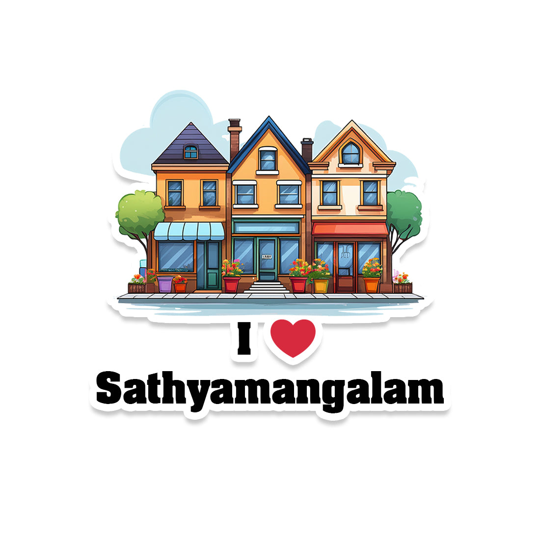 Sathyamangalam Sticker