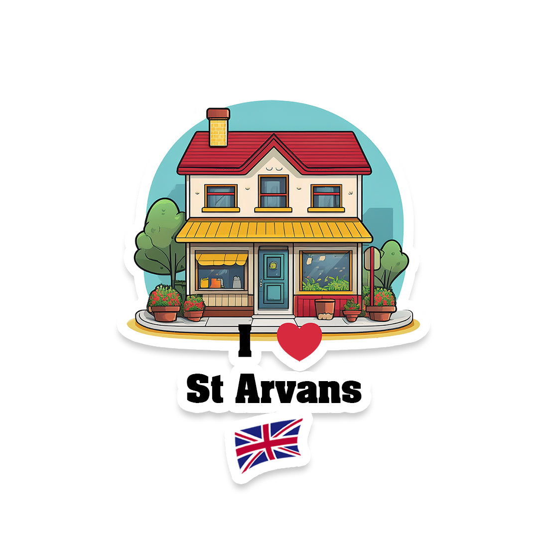St Arvans Sticker