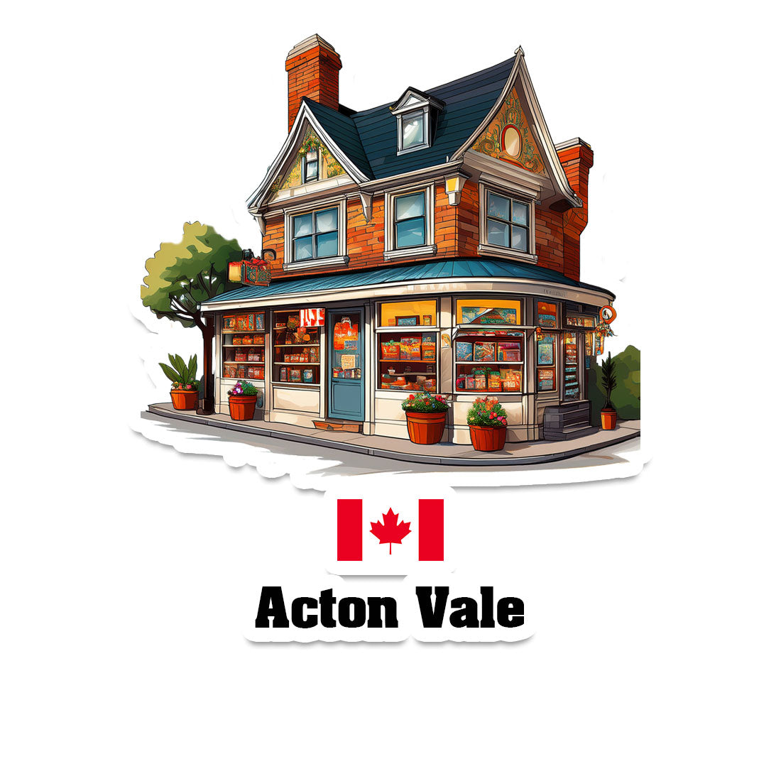Acton Vale Sticker