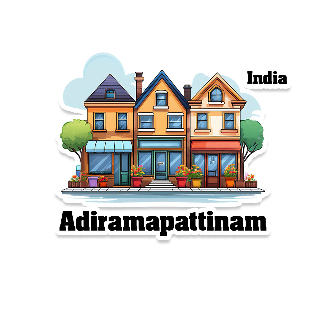 Adiramapattinam Sticker