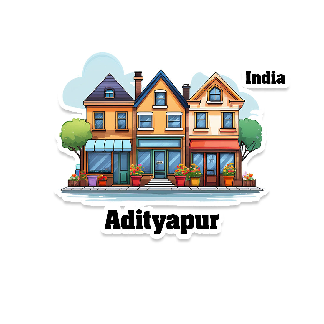 Adityapur Sticker