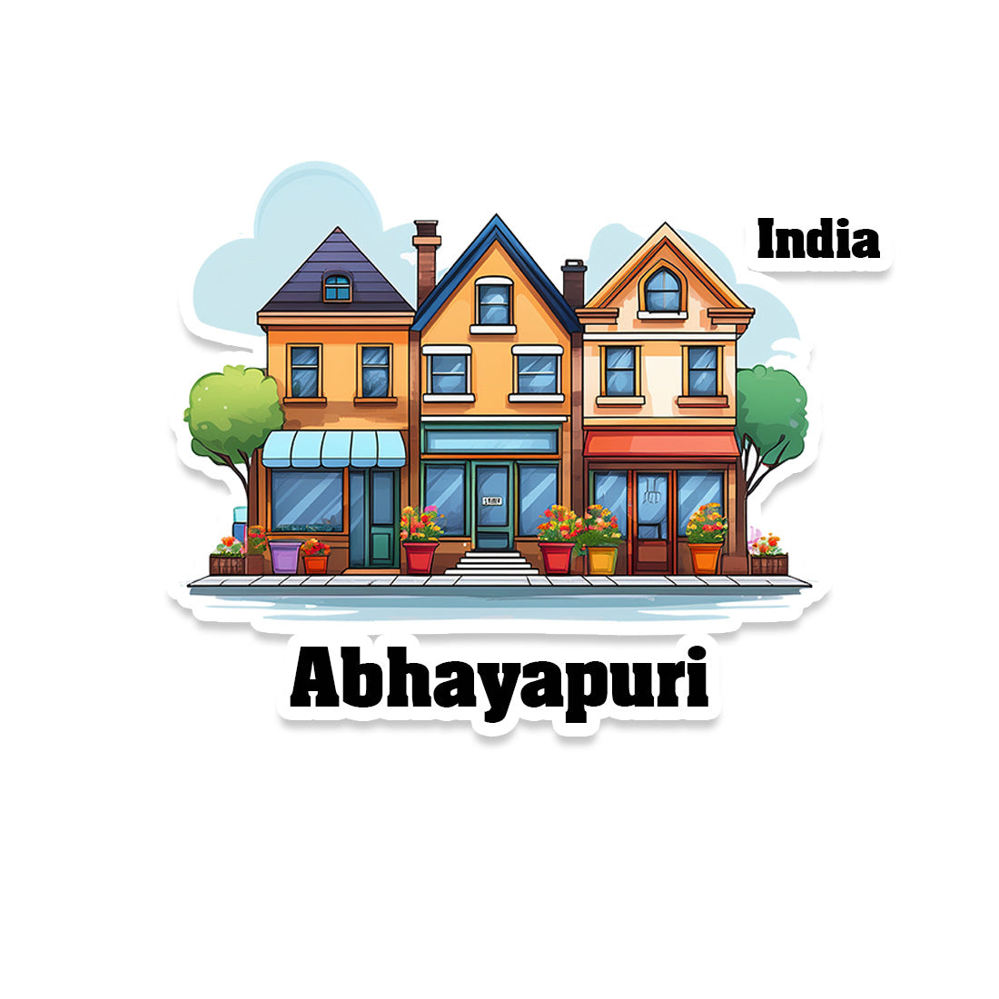Abhayapuri Sticker