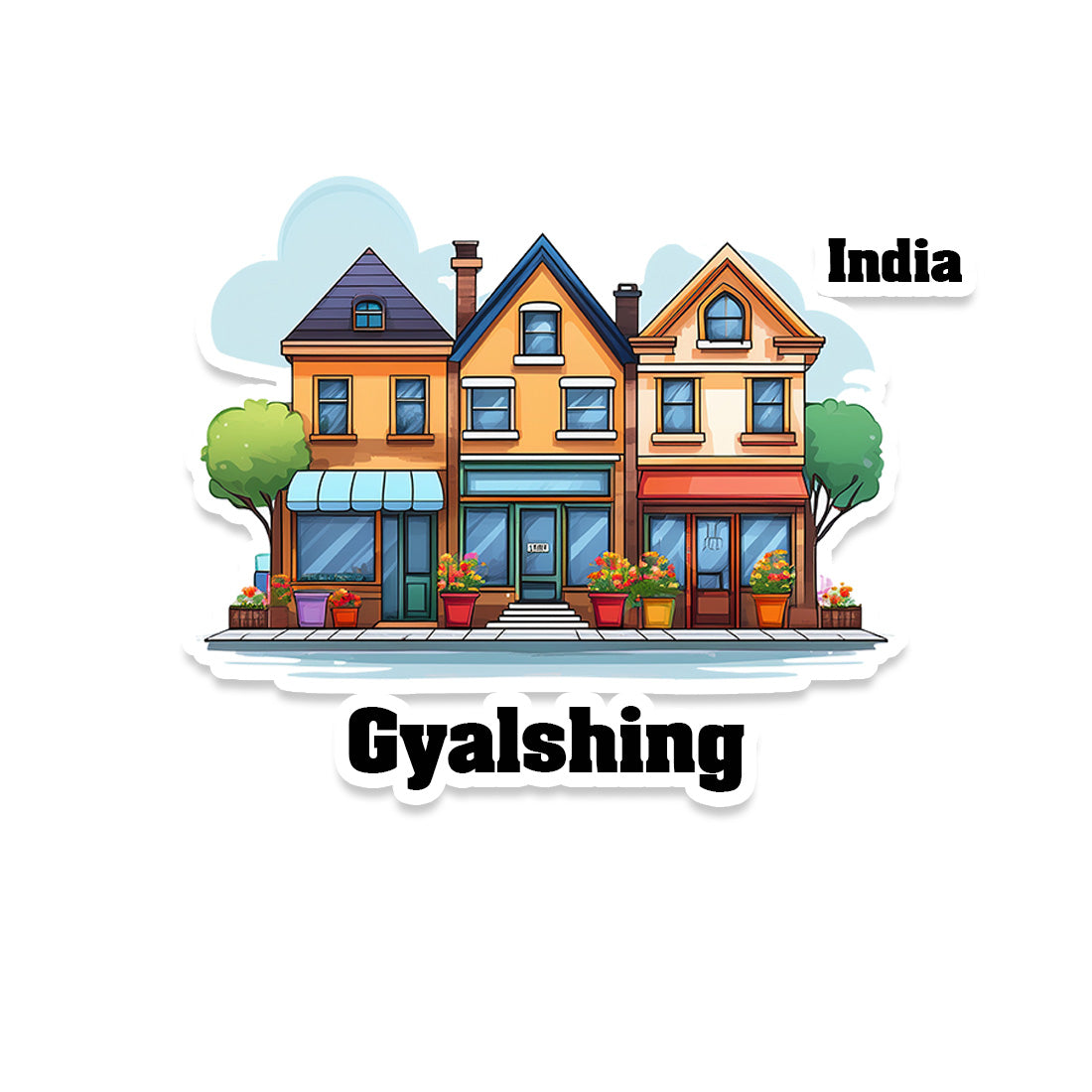 Gyalshing Sticker