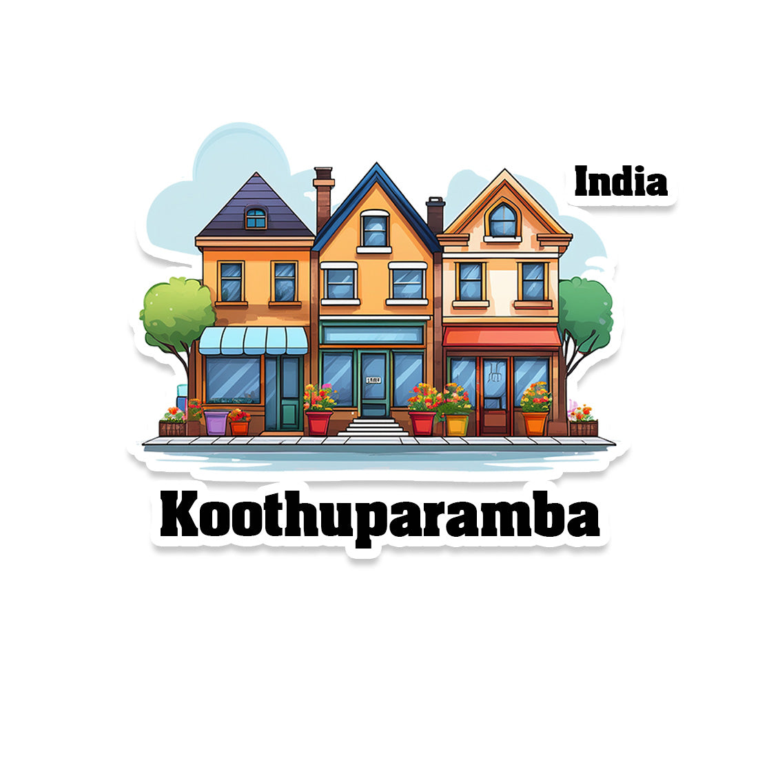 Koothuparamba Sticker