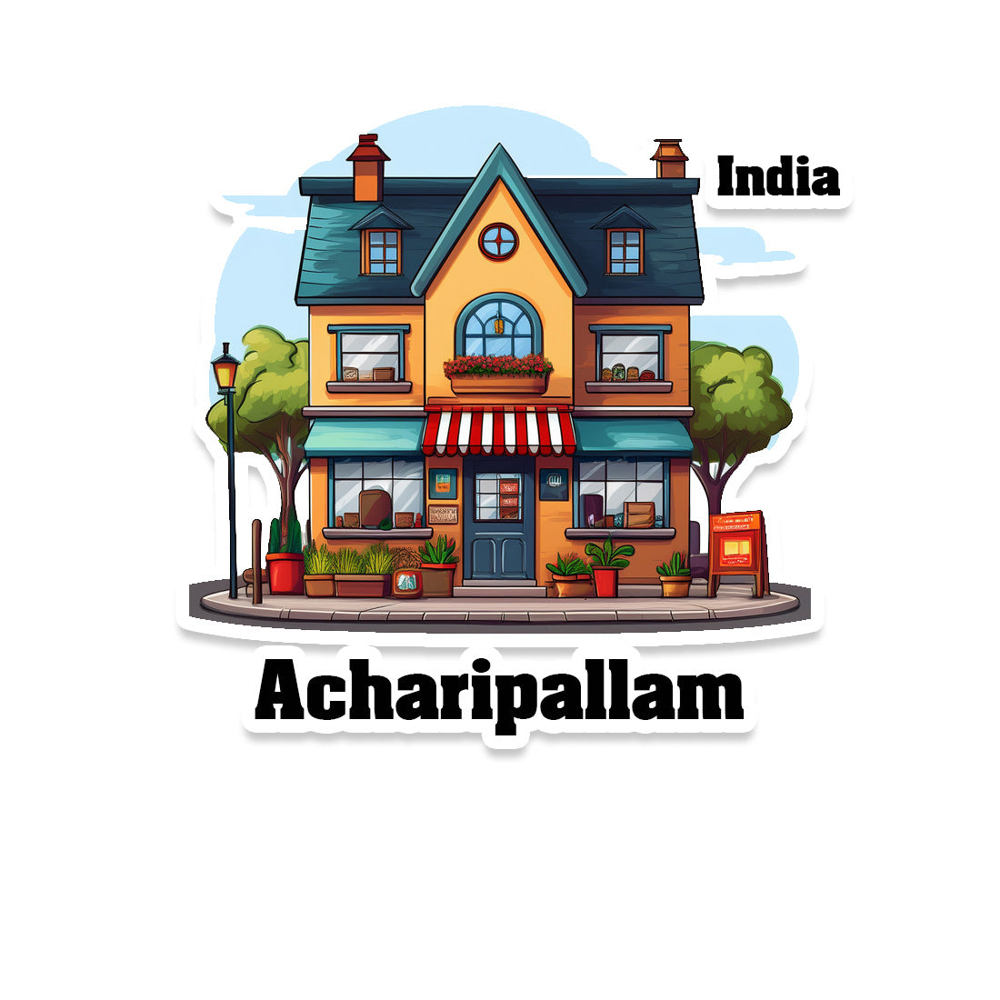 Acharipallam Sticker