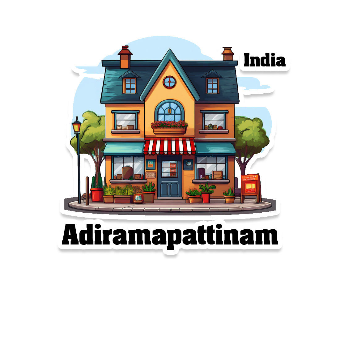 Adiramapattinam Sticker