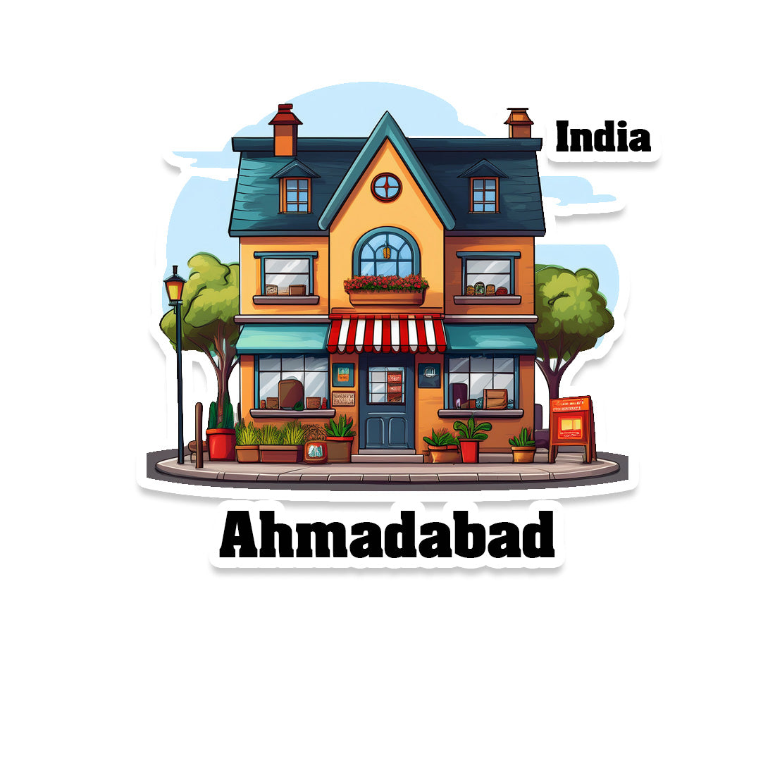 Ahmadabad Sticker