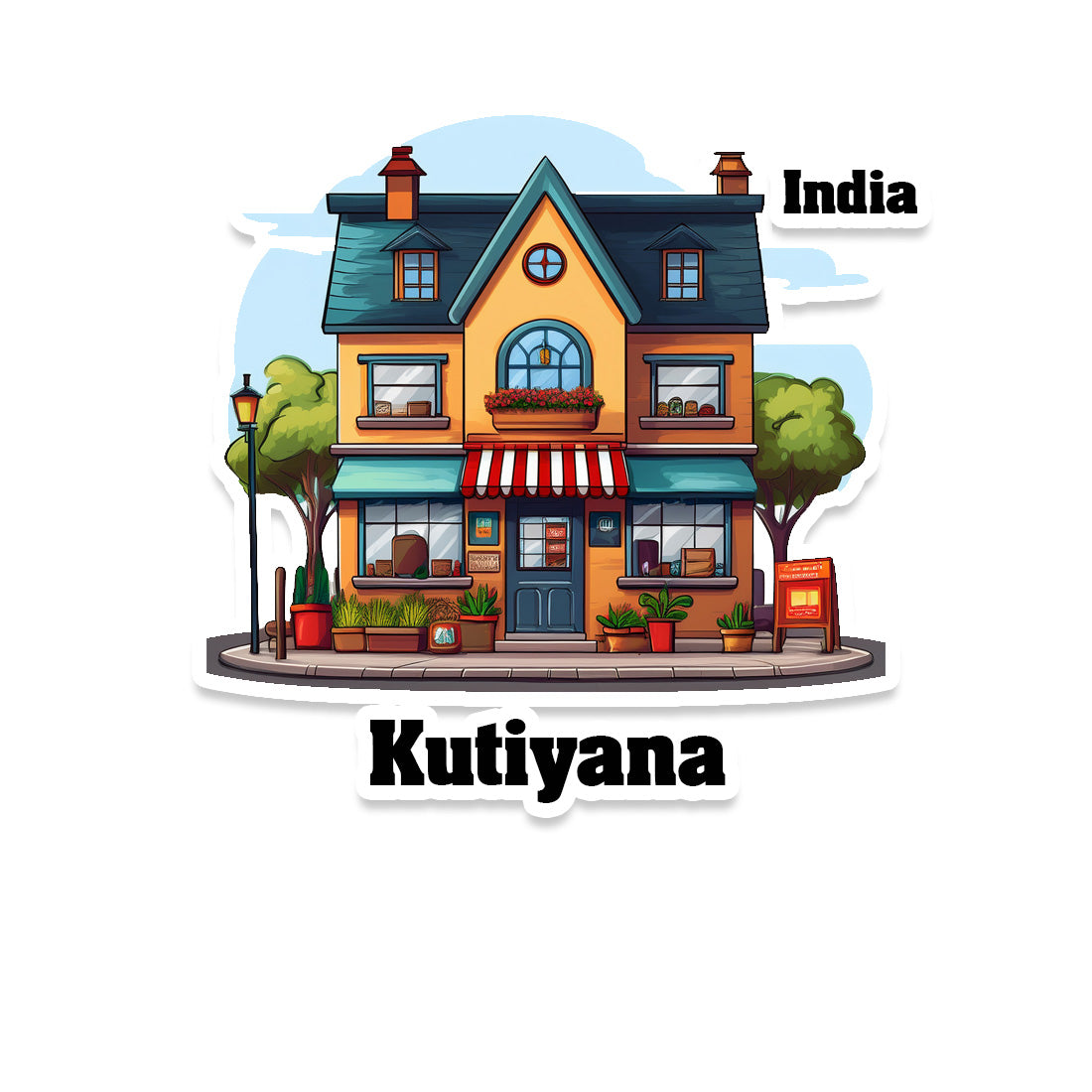 Kutiyana Sticker