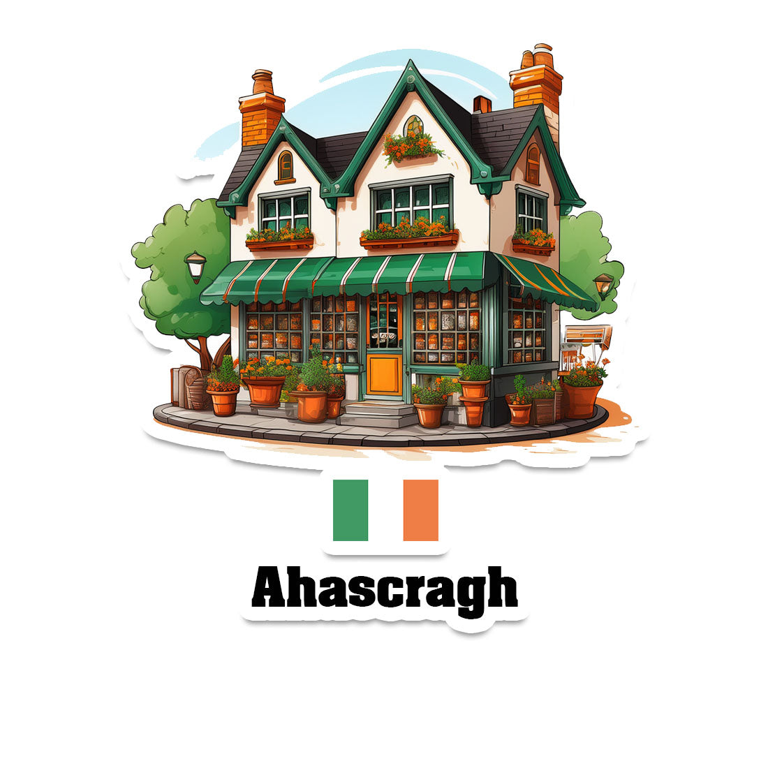 Ahascragh Sticker