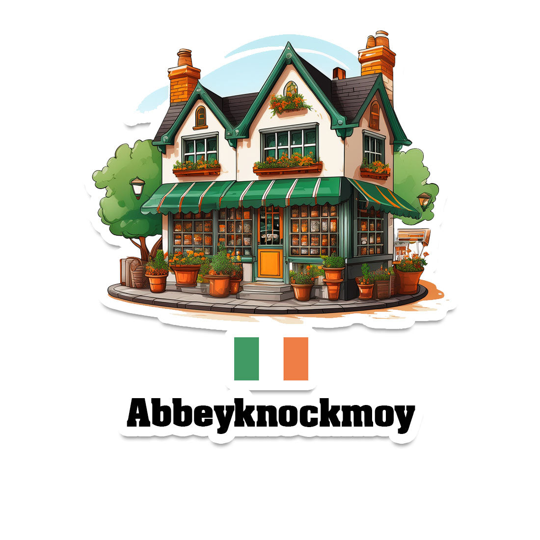 Abbeyknockmoy Sticker