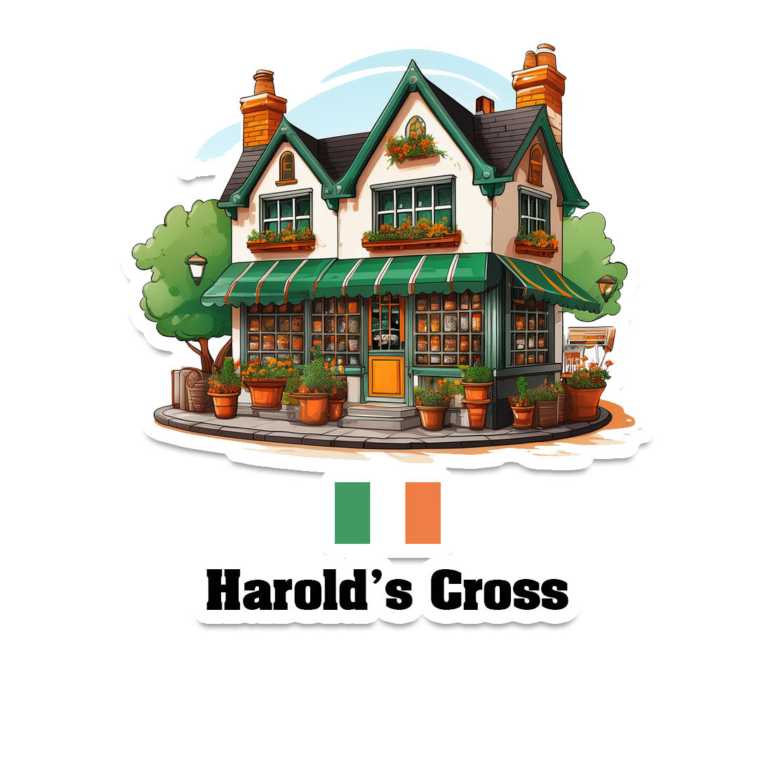 Harold's Cross Sticker