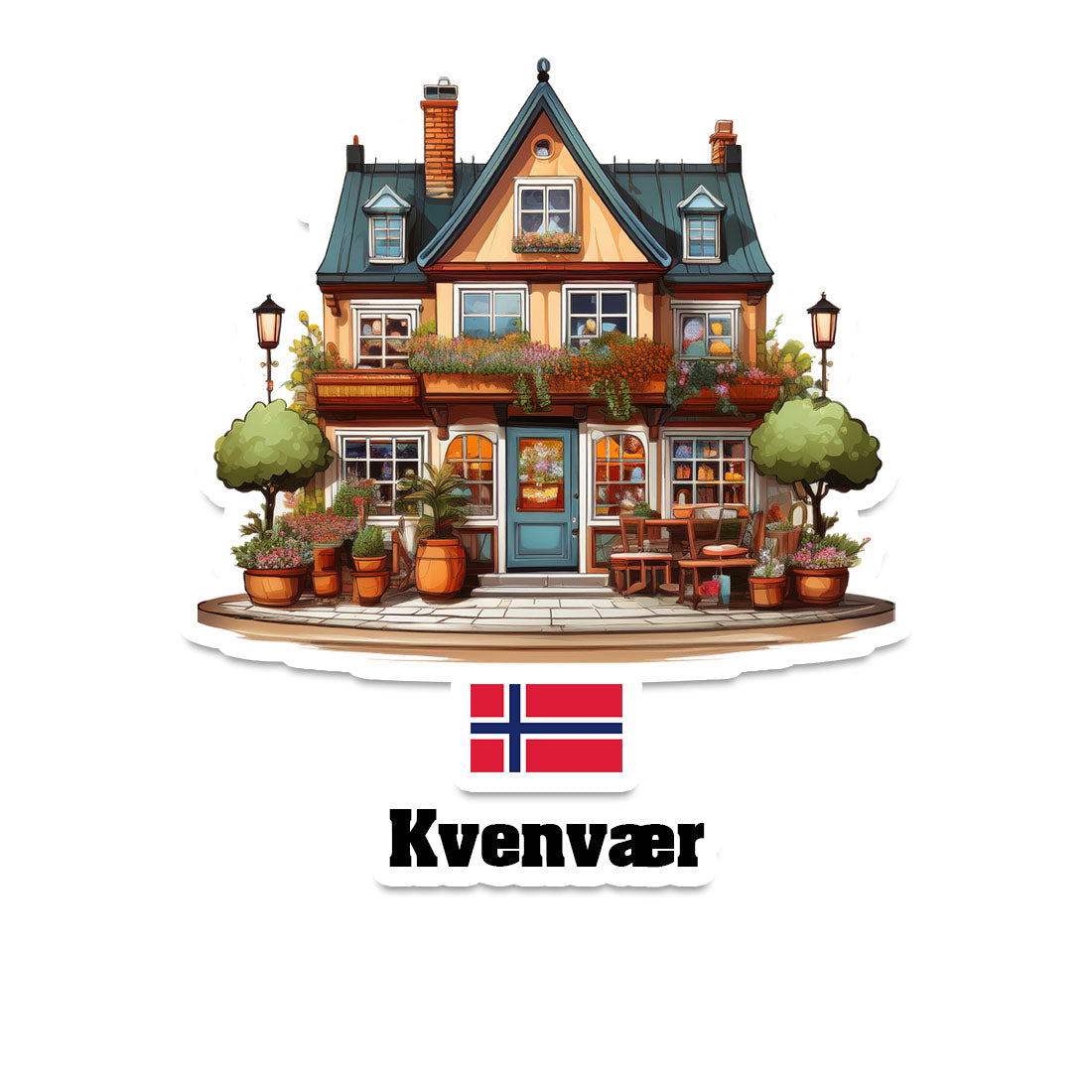 Kvenvær Sticker