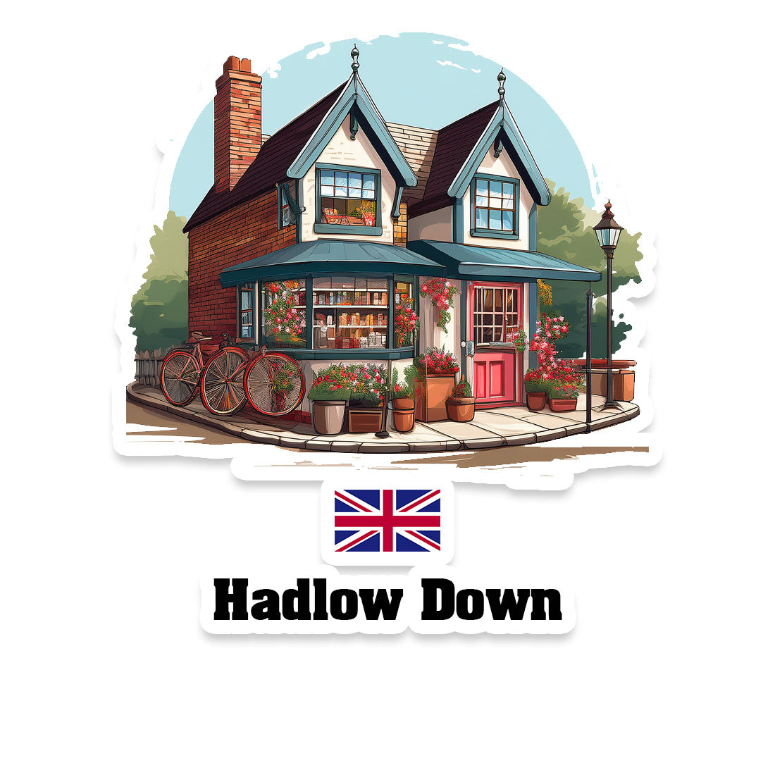 Hadlow Down Sticker