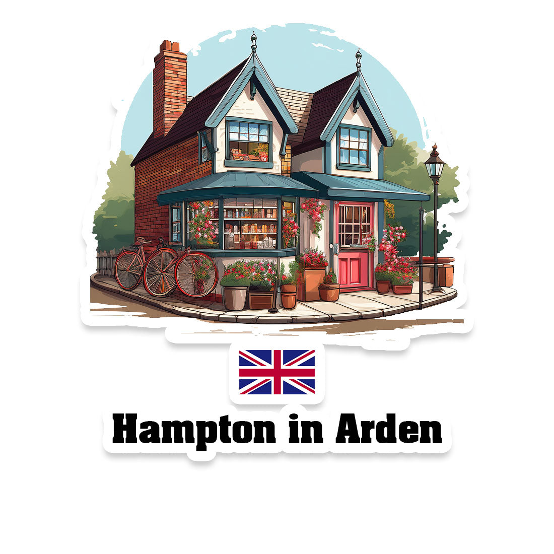 Hampton in Arden Sticker