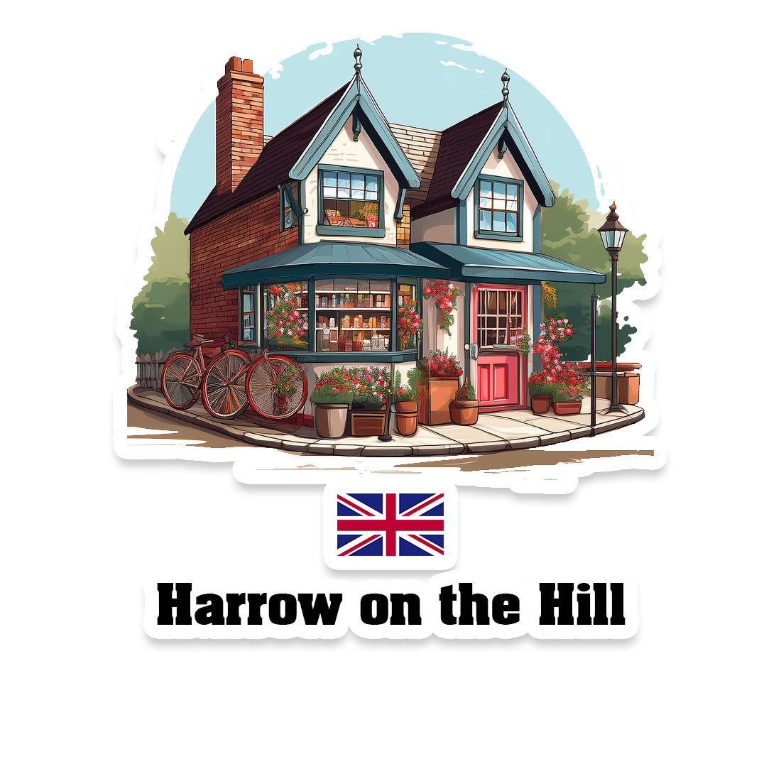 Harrow on the Hill Sticker